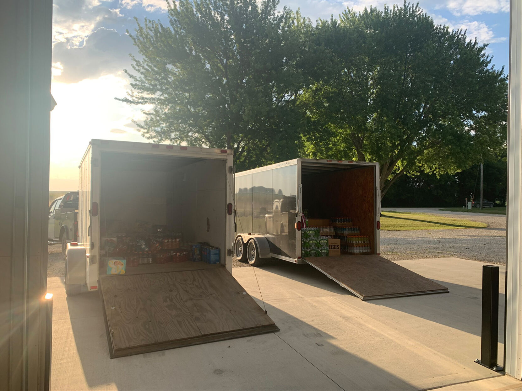 N'West Iowa donates trailers of supplies